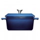 Set 2 Mini Cocotte en Fonte Cobalt Blue de 10 cm - WOLL Iron 110CI-020