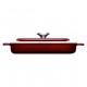 Parrilla de Hierro Fundido Chili Red de 28x28 cm - WOLL Iron 628-2CI-010