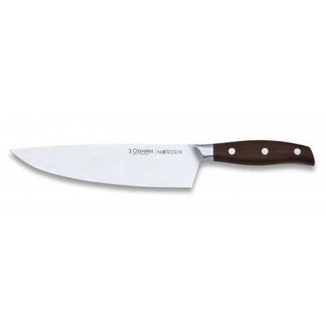 Cuchillo de cocinero forjado 3 Claveles Nørden 20 cm - 01044