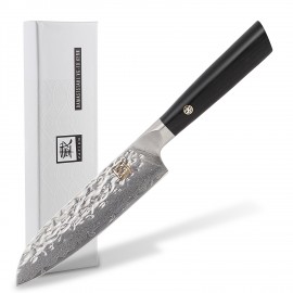 Zayiko Kuro Damascus Santoku Knife 13 cm