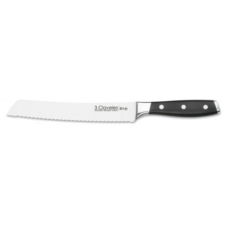 3 Claveles 1537 Bread Knife, 20 cm 8" Toledo