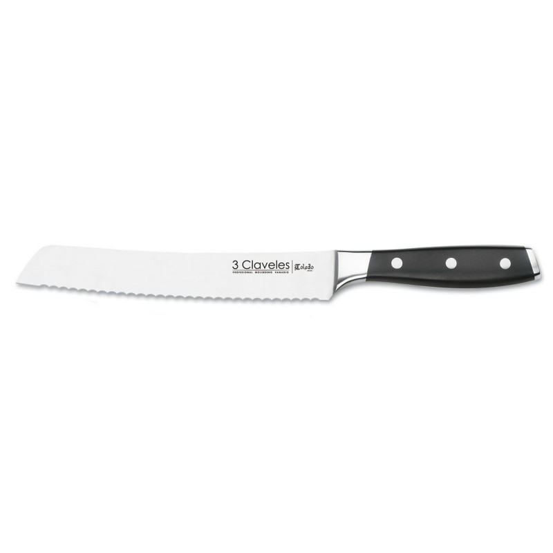 3 Claveles 1537 Cuchillo de Pan, 20 cm 8 Toledo