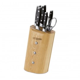 3 Claveles 1637 'ASH TOLEDO' Juego de Cuchillos Cocina