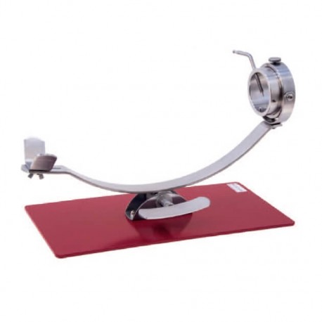 Flores Cortes 17936 Rotating Ham Stand with steel base red