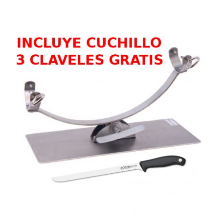 Flores Cortes 17922 Jamonero basculante acero inoxidable