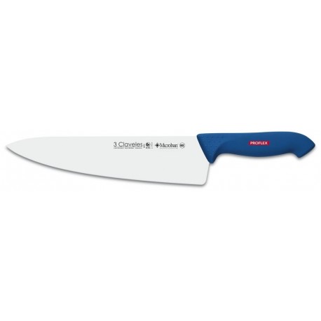 3 Claveles 8272 Chef Kinfe 20 cm Blue Handle