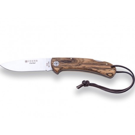 Joker Cocker Bushcraft Knife Made of Bocote Wood - NB134