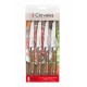 Set de 4 cuchillos chuleteros Kobe - 3 Claveles