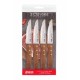 Set of 4 steak knives Angus - 3 Claveles