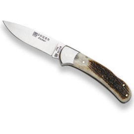 Couteau de bushcraft Joker Cocker avec bois de cerf - NC47