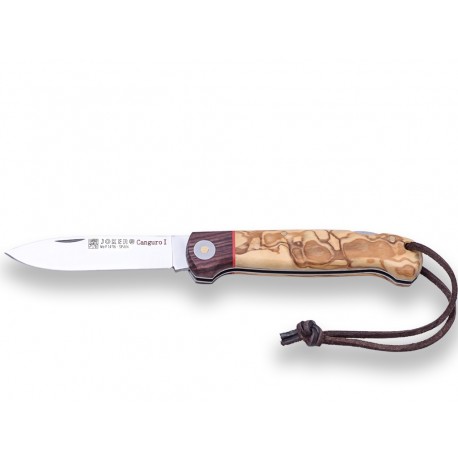 Joker hunting knife Canguro I Olive wood and Palisander bolster - NO129