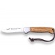 Couteau de chasse Joker Kangourou I en bois d'Olivier et Virole Inox - NO137