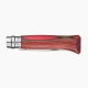 Opinel Red Laminated Birch Knife Nº 8