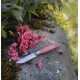 Opinel Red Laminated Birch Knife Nº 8