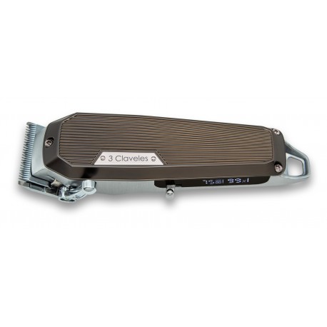 Máquina Cortapelo Inálambrica Acabado Metálico 3 Claveles 13004