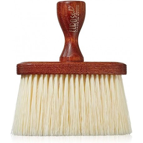 Grande brosse de barbier en bois Eurostil - 00306