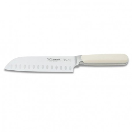 Couteau Santoku 3 Claveles POLAR de 17.5 cm - 01072