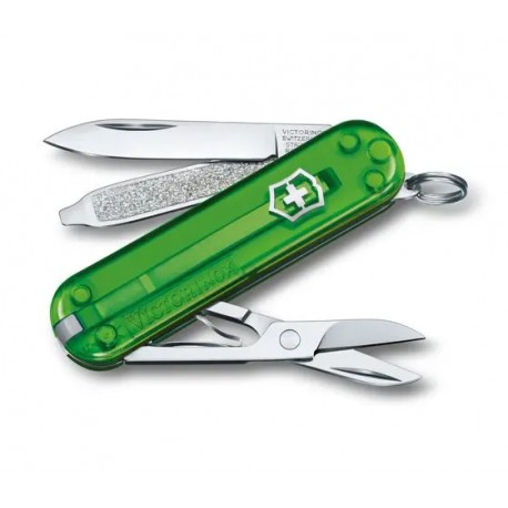 Navaja Victorinox Classic Green Tea - Verde translúcido