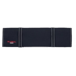 Global G-668/10 Knife roll with zipper and velcro 9 knives
