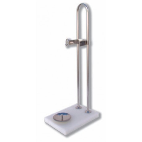 Soperte Jamonero modelo Vertical Base de Fibra - Inox.