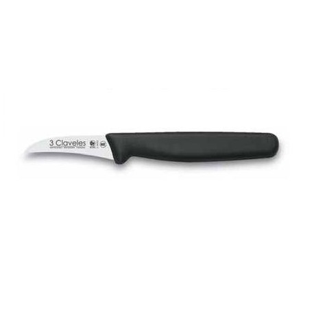 3 Claveles 1202 Cuchillo Torneador Curvo 6 cm