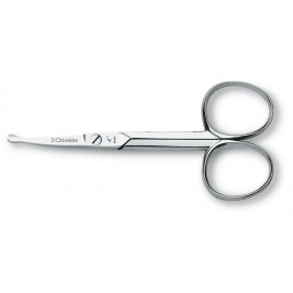 3 Claveles 12045 Curved Baby Nail Scissors 4 Inch
