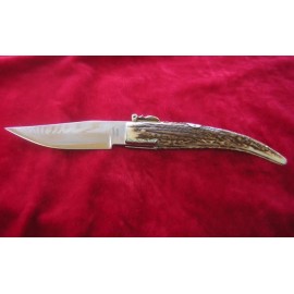 Exposito Pocket Knife VG-10 Damascus - Deer